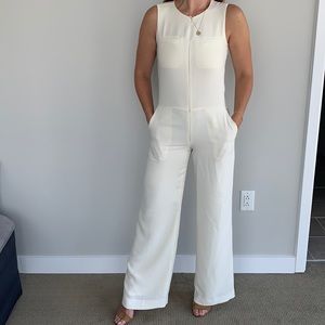 White pantsuit